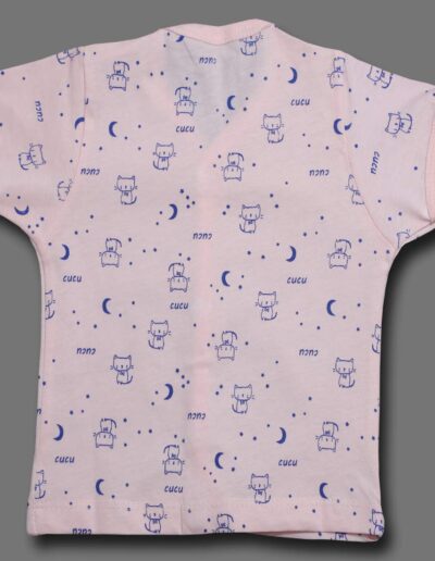 Cucumber Cotton Front Open Vest Tshirt