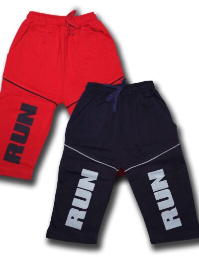 Cherry Tomato Cotton Boy's Capri Shorts