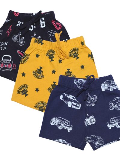 OLIO KIDS Cotton Boy's Shorts Pack