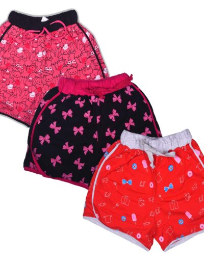 Chocoberry Printed Baby Girls Shorts