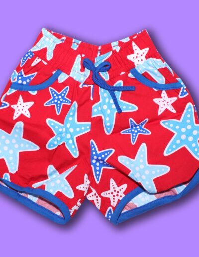 BENAVJI Girl's Cotton Floral Printed Shorts