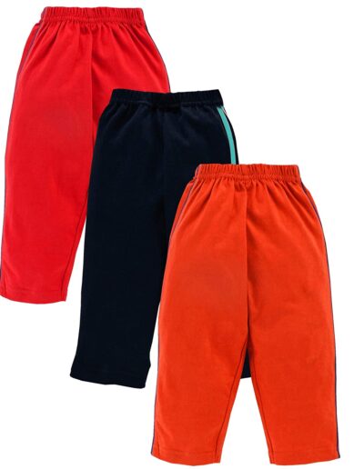 BENAVJI Boy's Cotton Track Pants Pack of 3