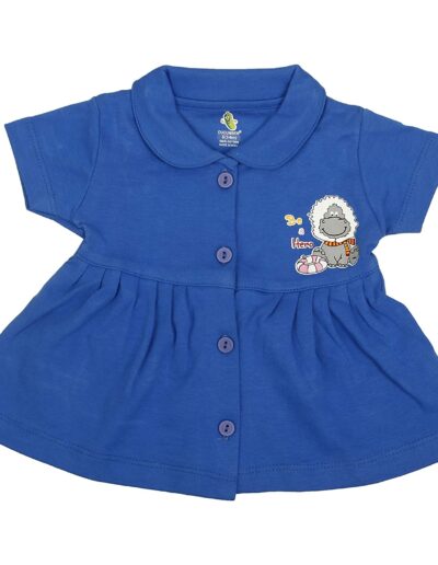 Cucumber Baby Girls Printed Cotton Frock