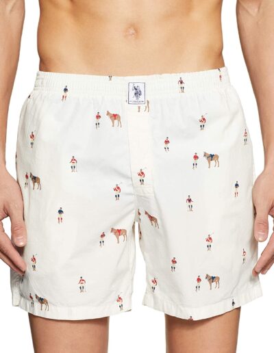 US Polo Association Men's Printed Boxers