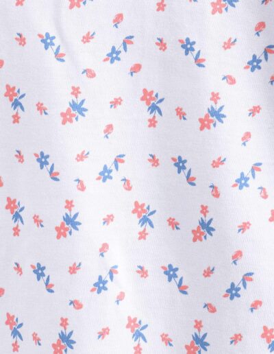 Cucmber Frock with Full Sleeves Inner Tee Floral Print