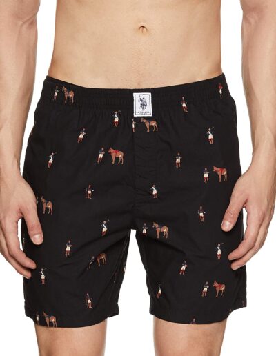 US Polo Association Men's Printed Boxers